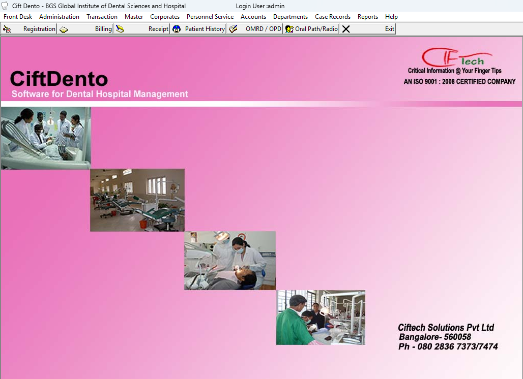 CiftDento Hospital Management Software