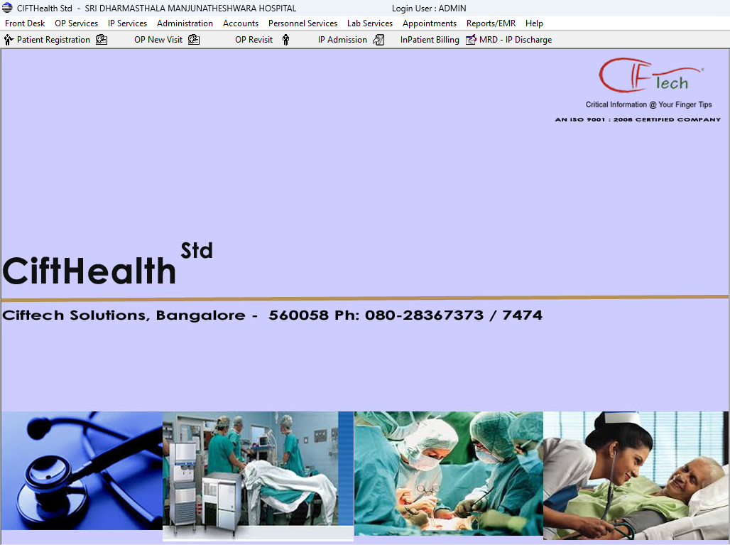 CiftHealth STD Hospital Management Software